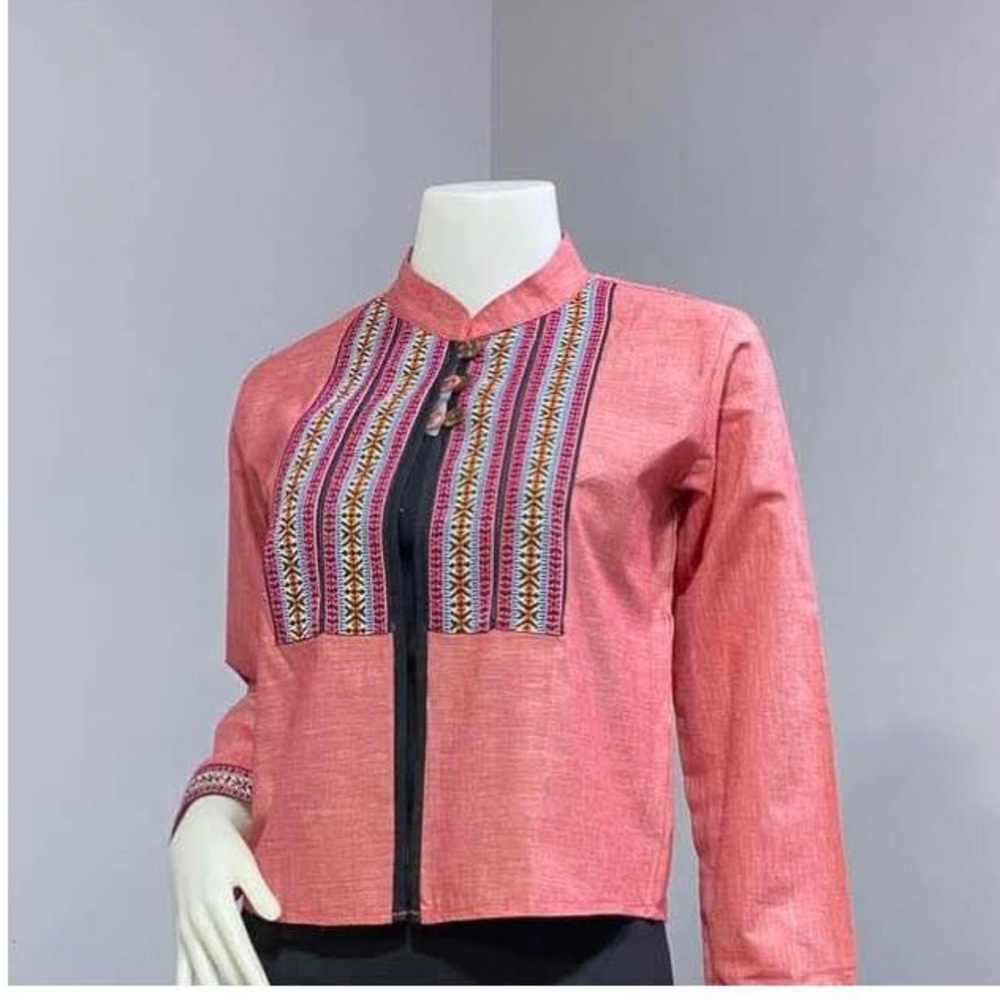Colorful, fashion statement jacket. Light-weight bomber jacket for any occasion.